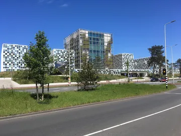 The International Criminal Court building in The Hague